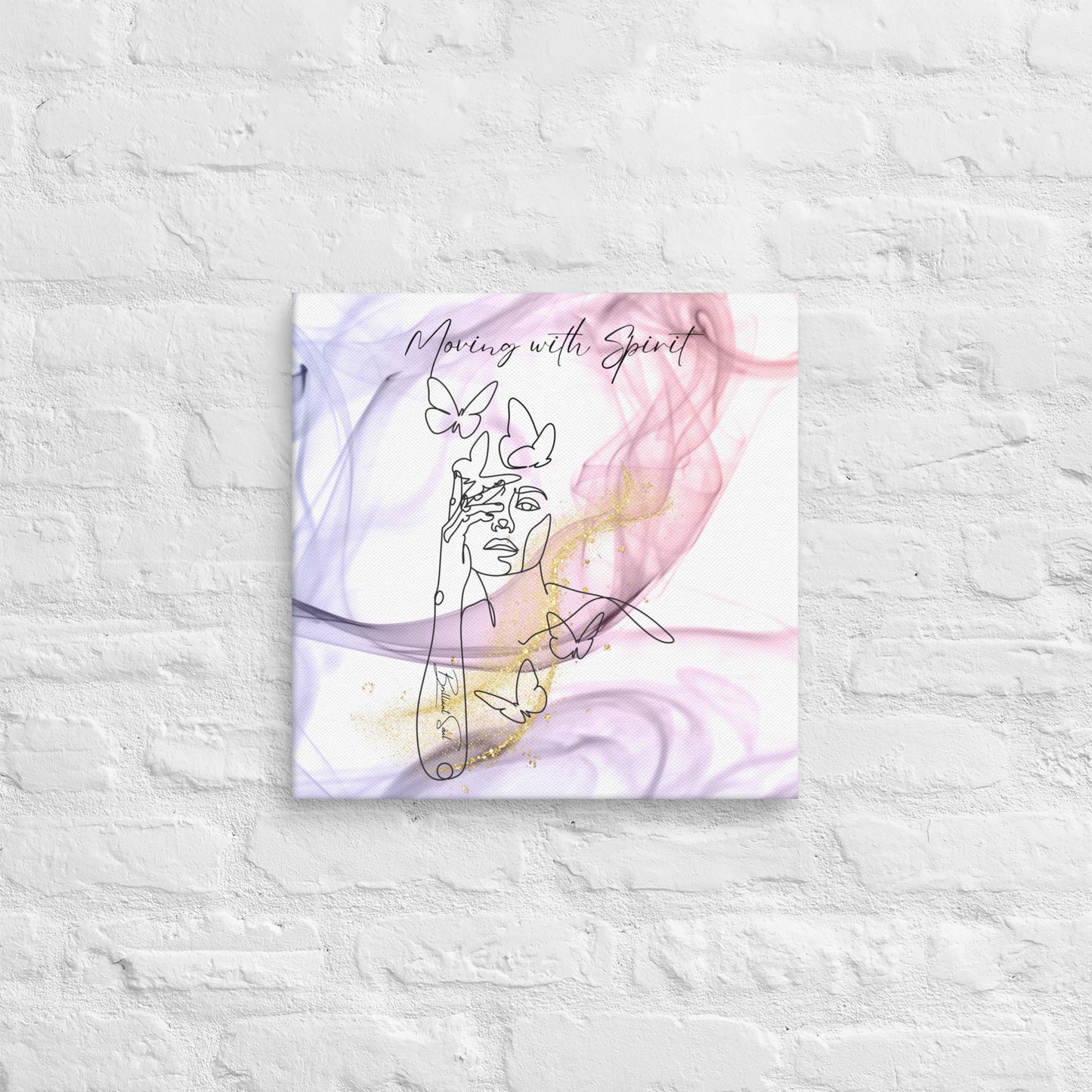 Moving With Spirit Canvas Print