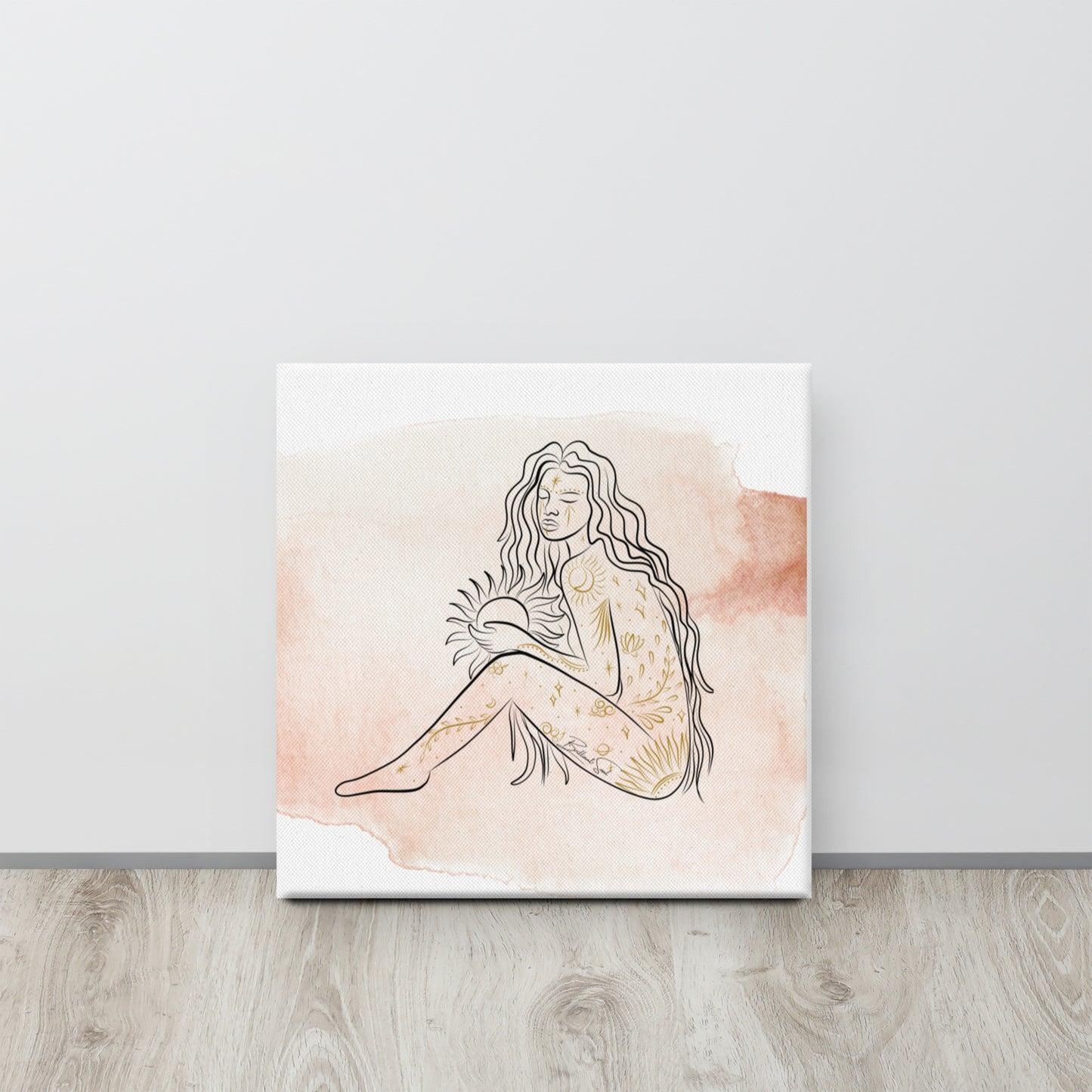 Aligned with the Sun Canvas Print