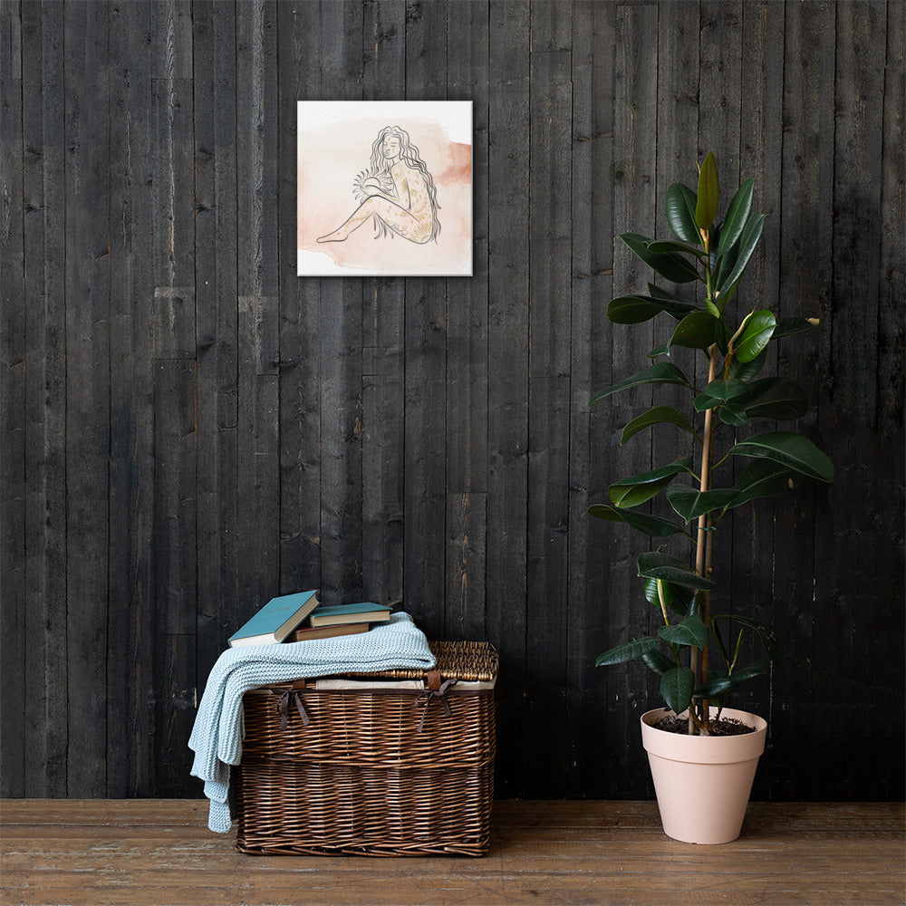 Aligned with the Sun Canvas Print