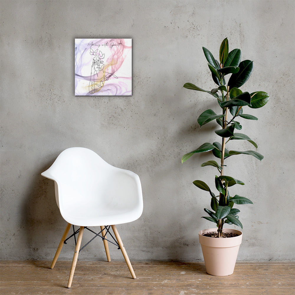Moving With Spirit Canvas Print