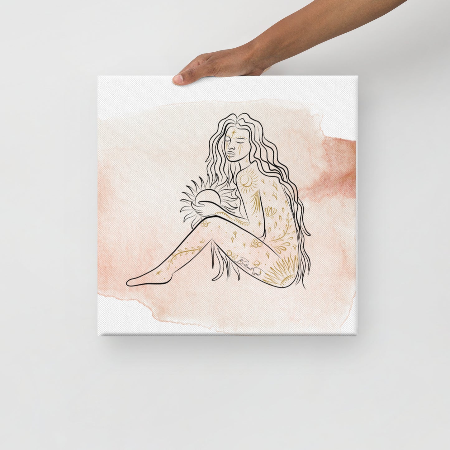 Aligned with the Sun Canvas Print