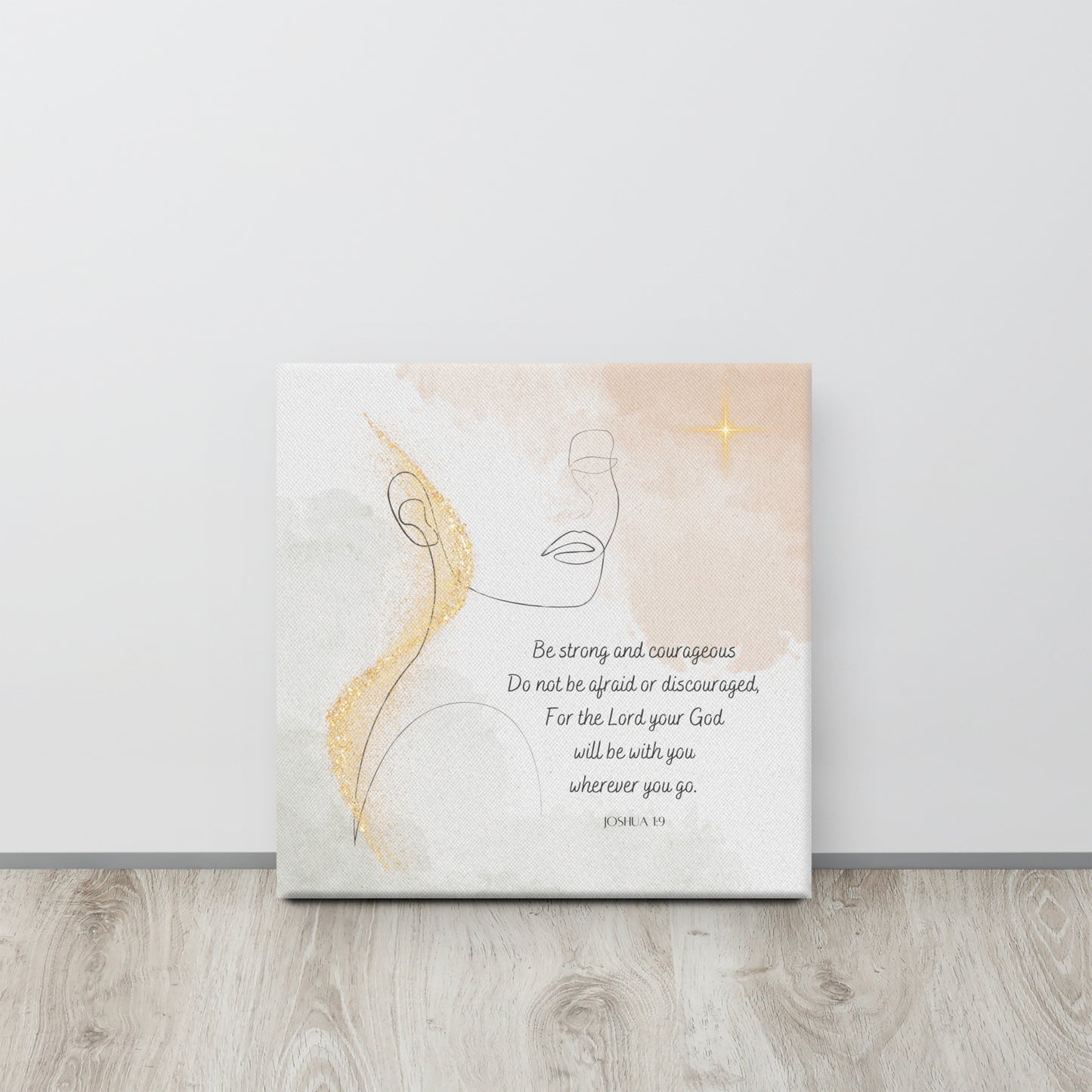 Joshua 1:9 Canvas Print