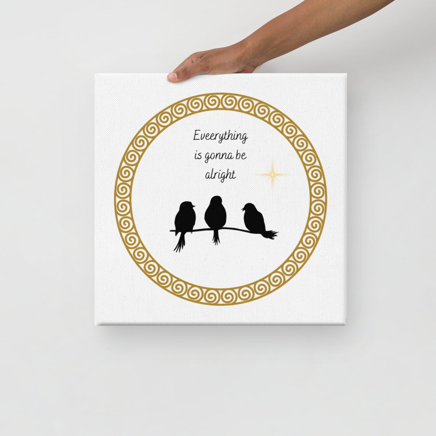 Three Little Birds Canvas Print