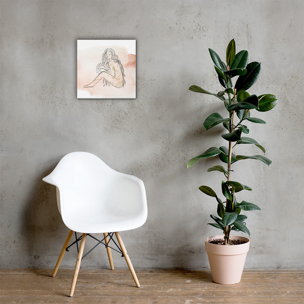 Aligned with the Sun Canvas Print