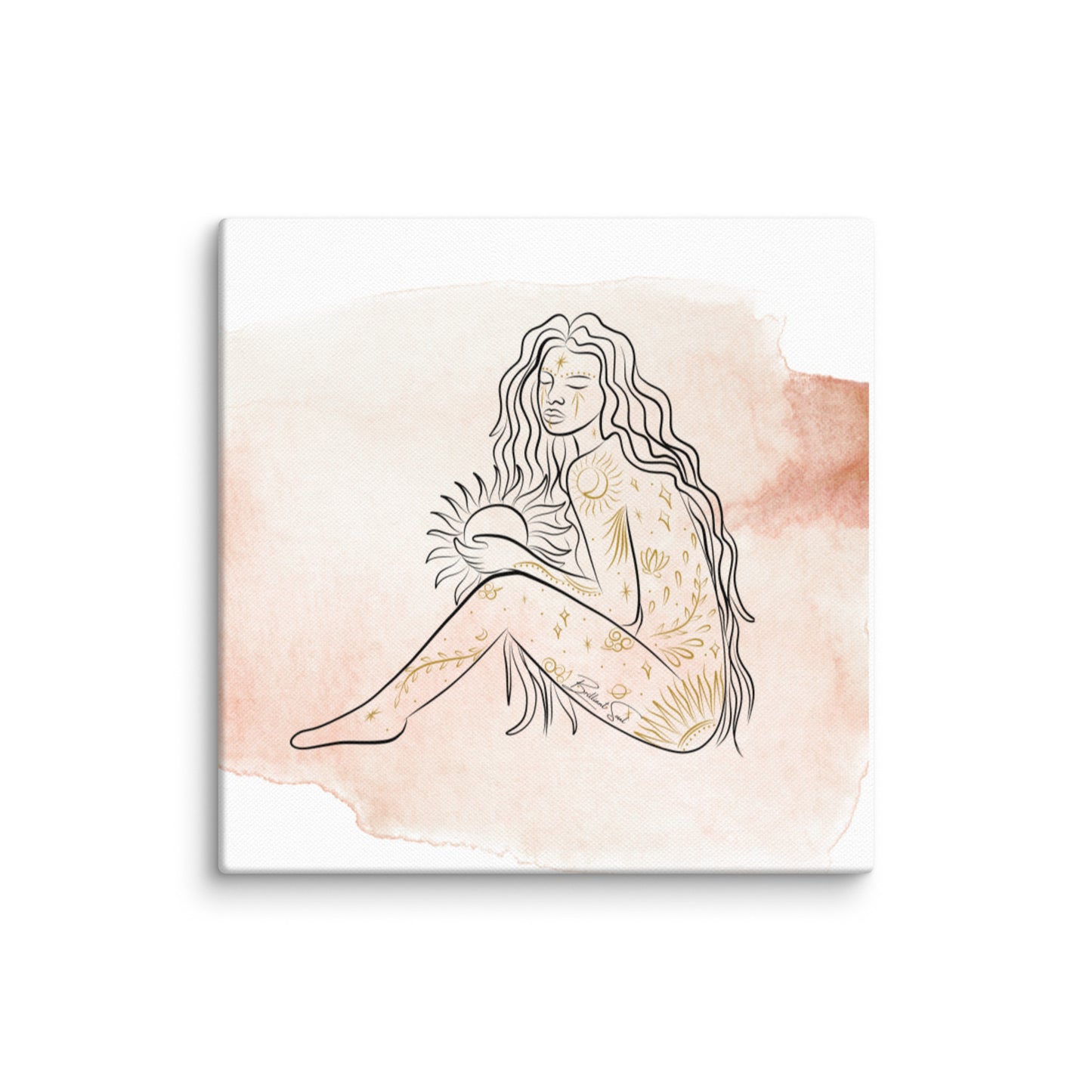 Aligned with the Sun Canvas Print