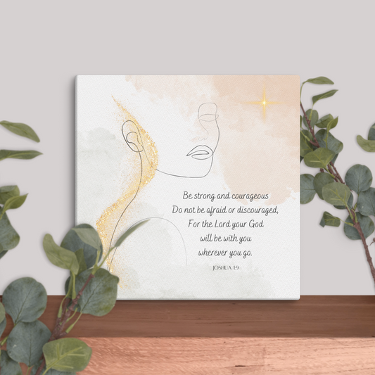 Joshua 1:9 Canvas Print